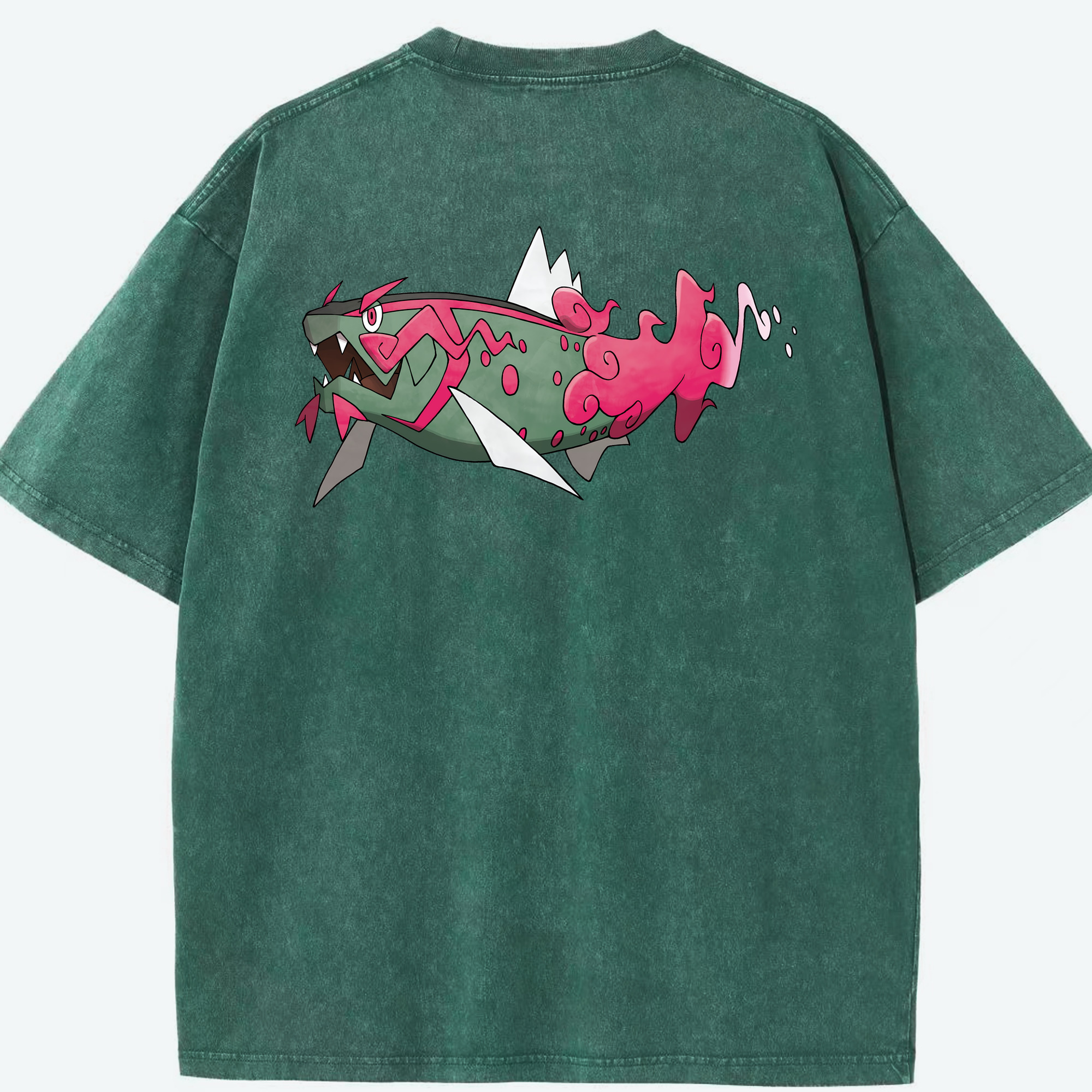 （画像用） ポケットモンスター Pokémon 綿100% ヴィンテージ風 半袖Tシャツ（背面プリント）